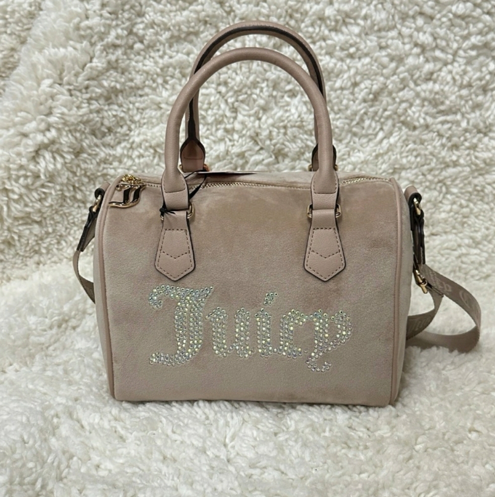VIRAL Juicy Couture obsession satchel tan brown Cafe